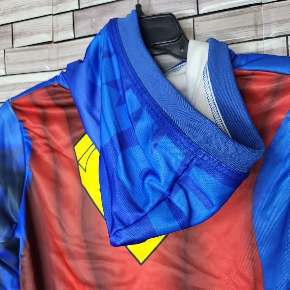 New DC Superman Boy's Costume Size‎ Large Rubies Dress Up Outfit